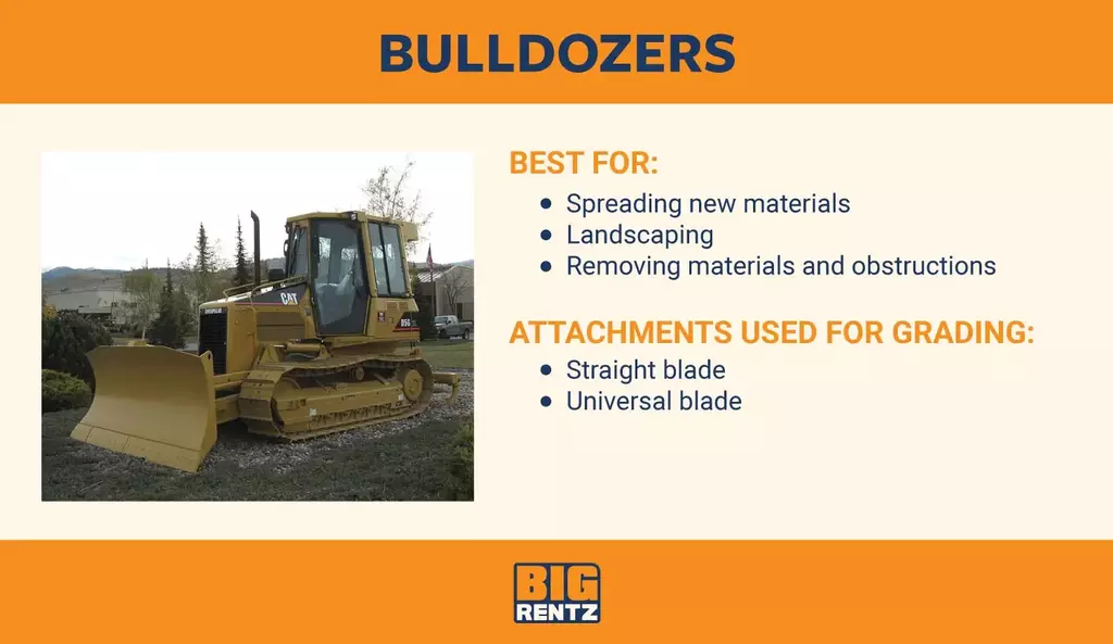 bulldozers for grading