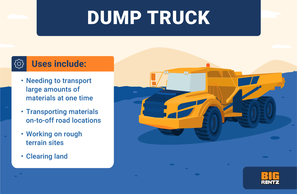 dump truck uses