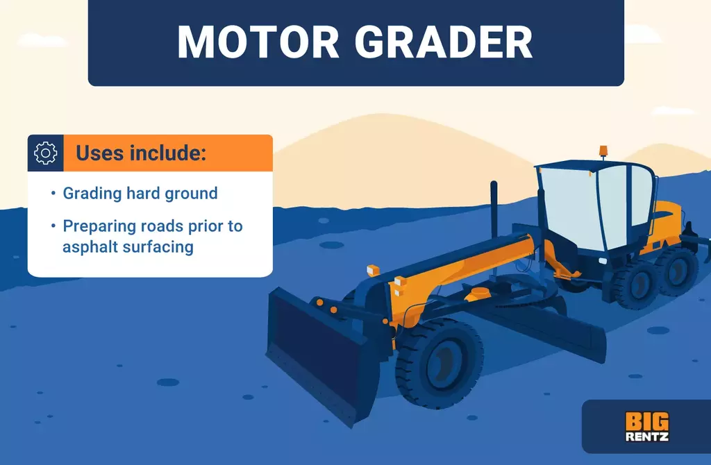 motor grader uses