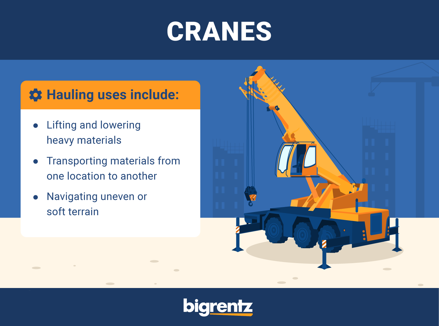 crane hauling uses