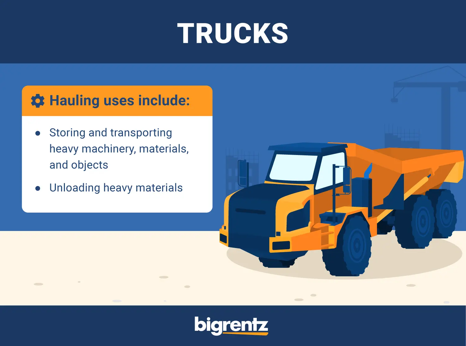 truck hauling uses