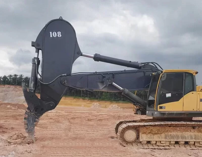 excavator ripper boom